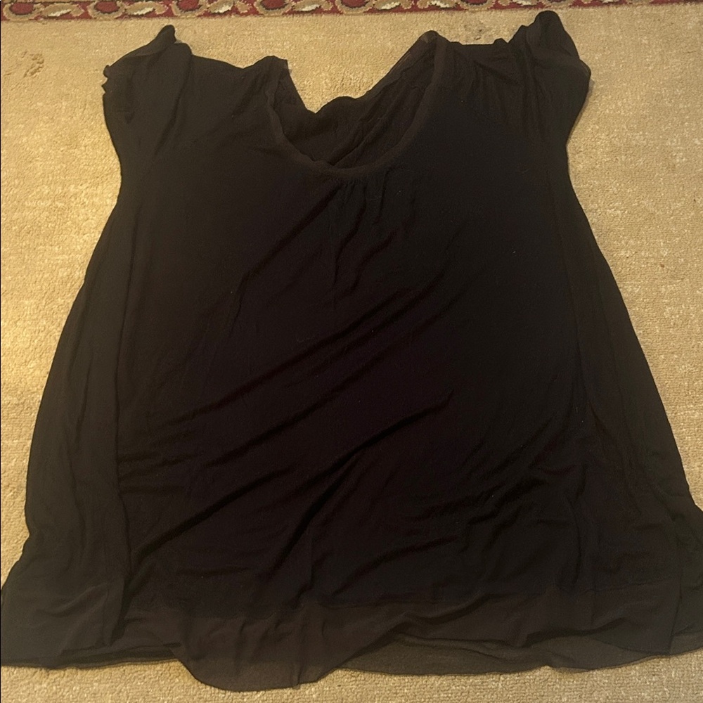 Elegant Black Chemise
